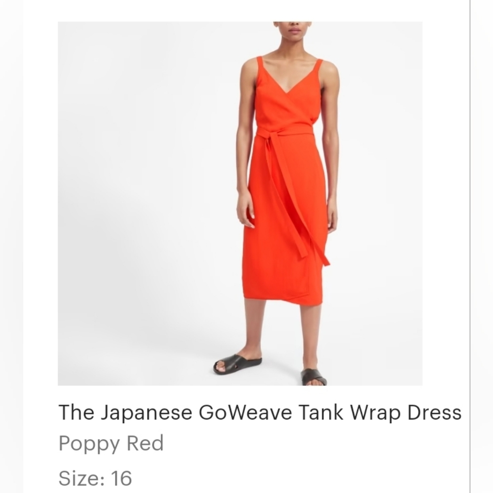 The Japanese GoWeave Tank Wrap Dress